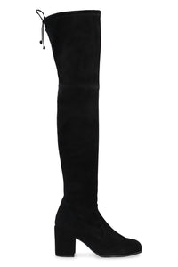 Tieland stretch suede over the knee boots